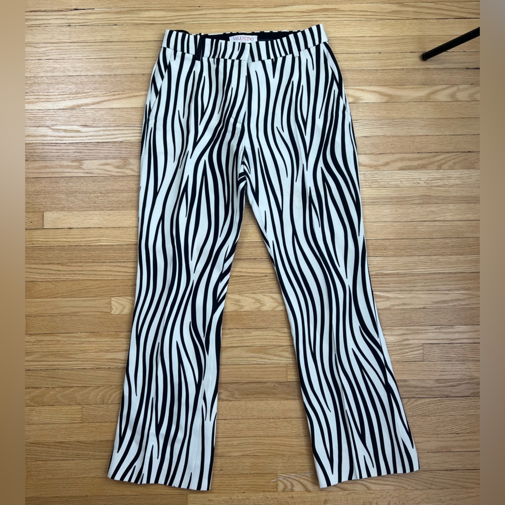 Valentino zebra striped pants. Size EU 40 fits like US small.